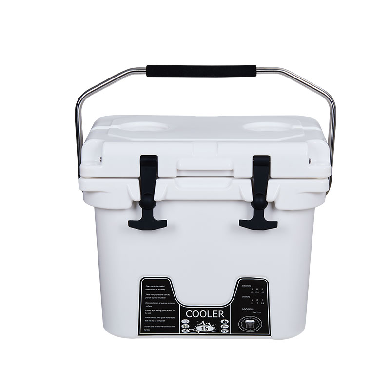 15L White Cooler Box