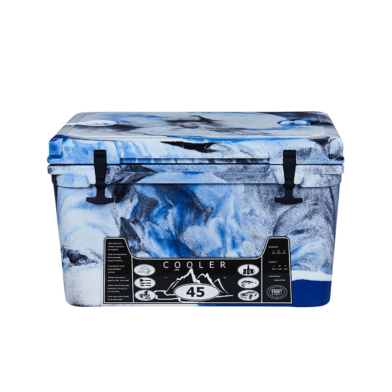 45L Camo Blue Cooler Box