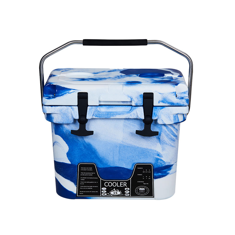 15L Camo Ocean Blue Cooler Box