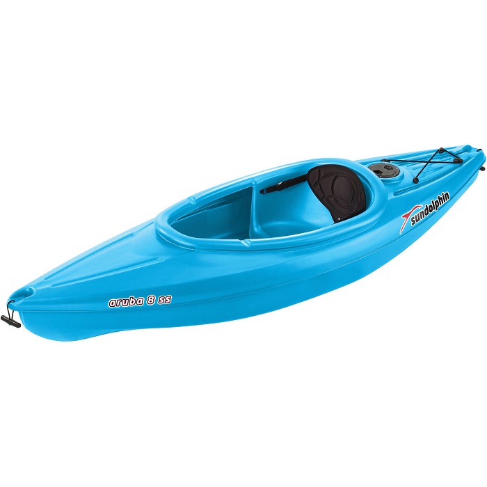 Plastic fishing kayak